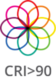 Indice di resa cromatica (C.R.I.) della striscia LED: CRI>90