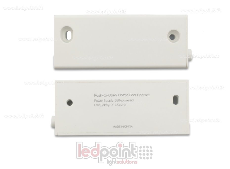Interrupteur de porte sans fil et sans pile, blanc, RF 433 MHz Interrupteur de porte sans fil et sans pile, blanc, RF 433 MHz