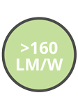 Rubans led avec un rendement lumineux supérieur à 160 lm / W
